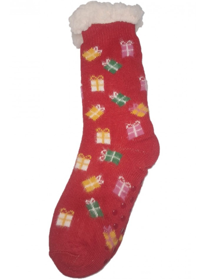 Set sosete de bumbac, imblanite cu motive de Craciun